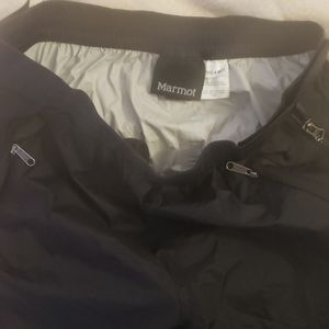 Marmot 100% waterproof shell pants - full side zip